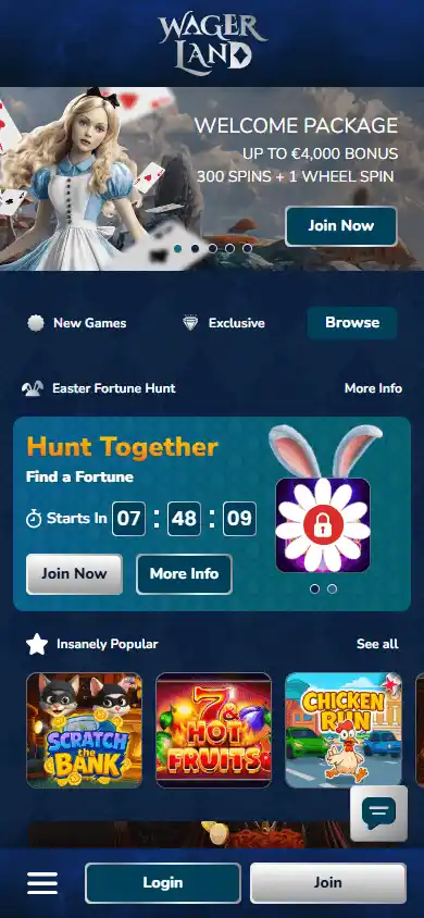 Wagerland Casino screenshot 3