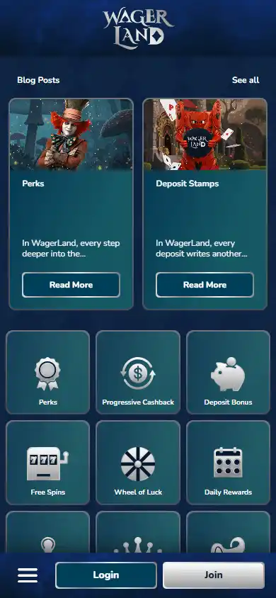 Wagerland Casino screenshot 4
