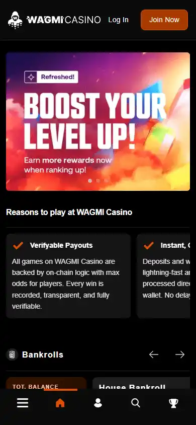 WAGMI Casino screenshot 3
