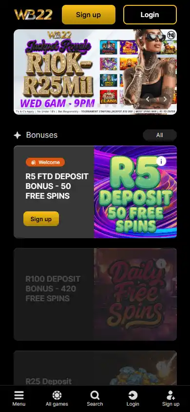 Wanejo Bets Casino screenshot 6