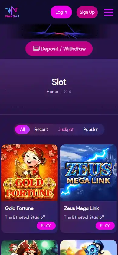 Wannas Casino screenshot 4