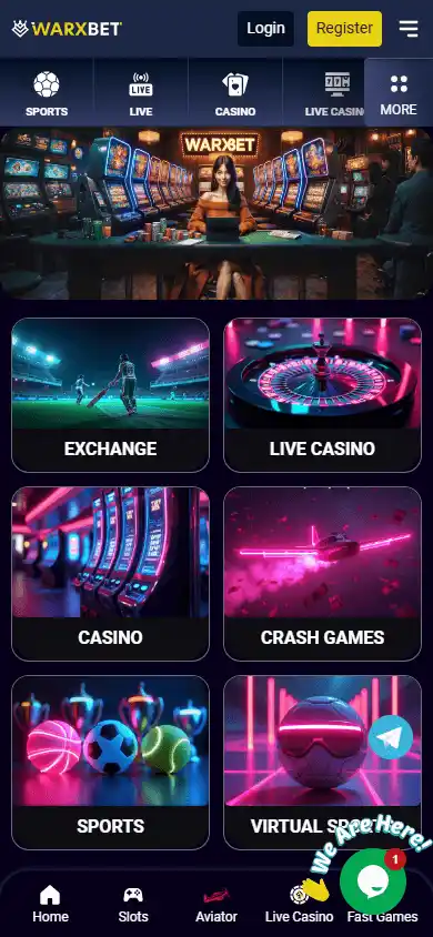 WarXBet Casino screenshot 4
