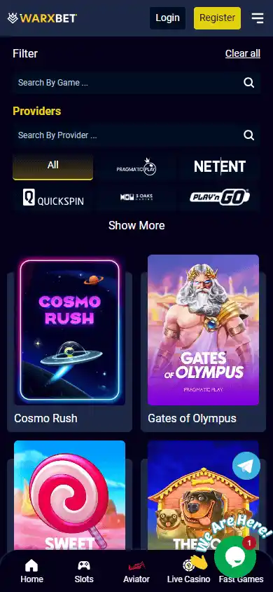 WarXBet Casino screenshot 6