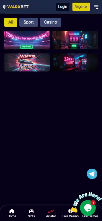 WarXBet Casino screenshot 7