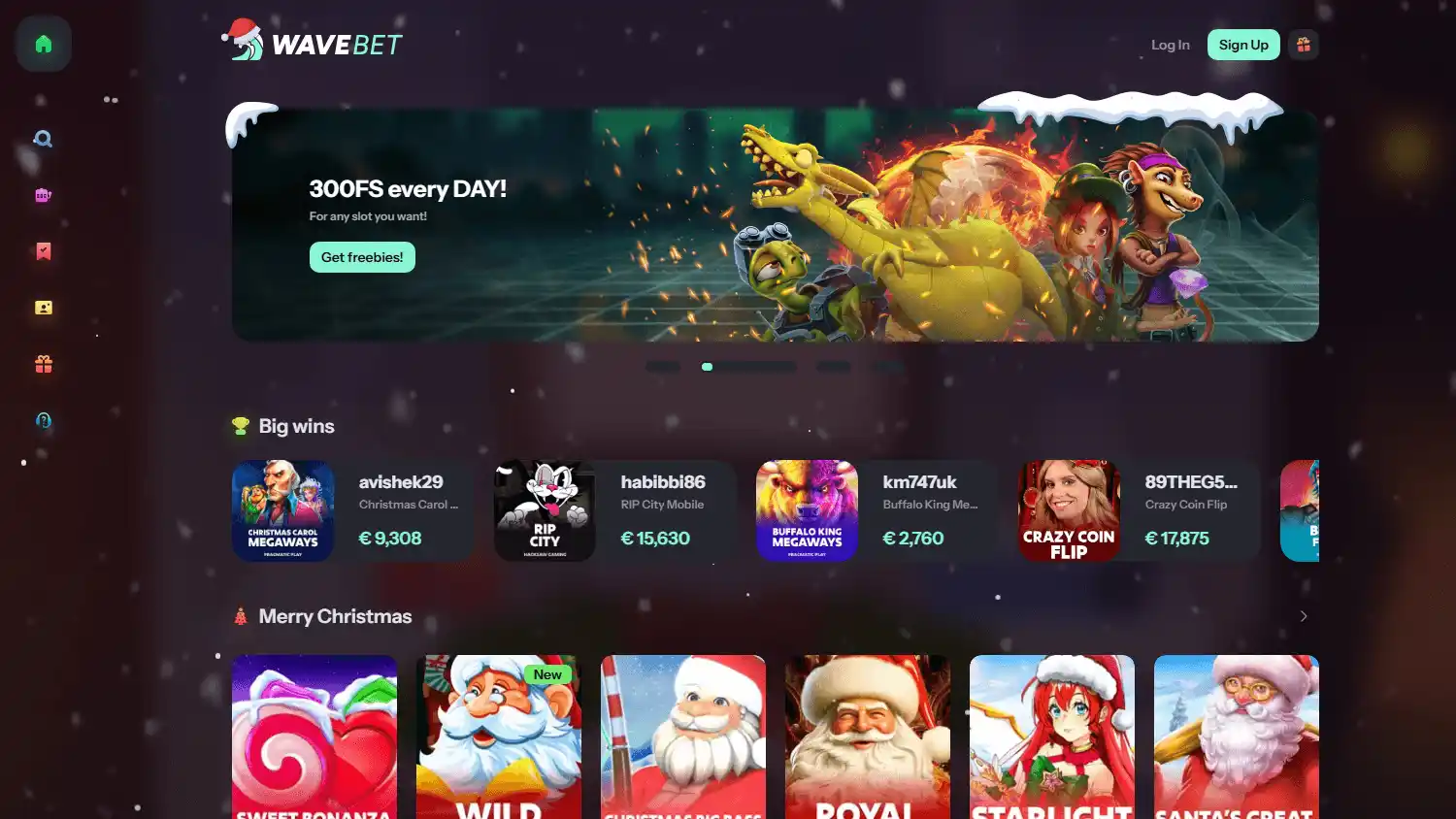 WaveBet Casino screenshot 1