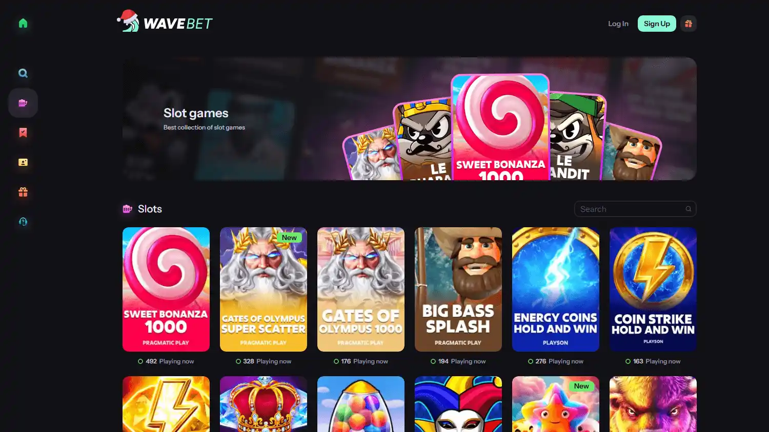 WaveBet Casino screenshot 2