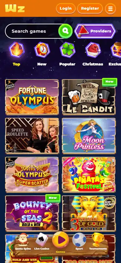 Wazamba Casino screenshot 5