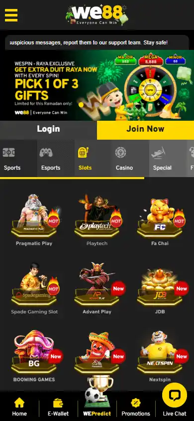 WE88 Casino screenshot 6