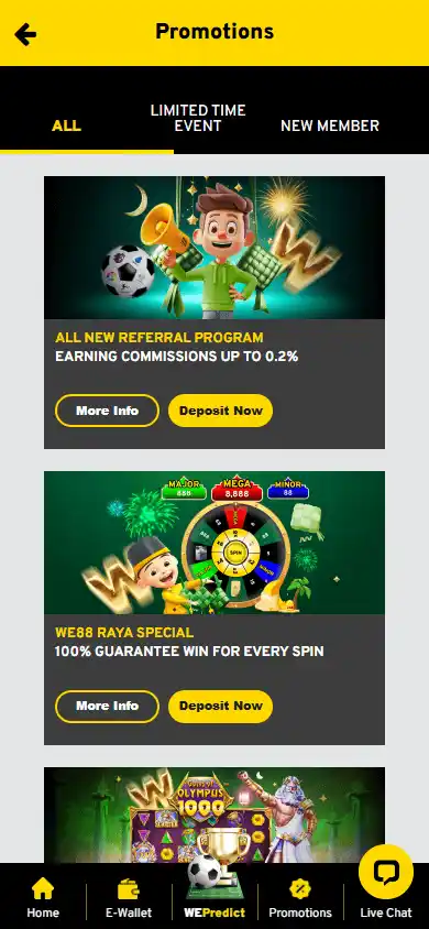 WE88 Casino screenshot 7
