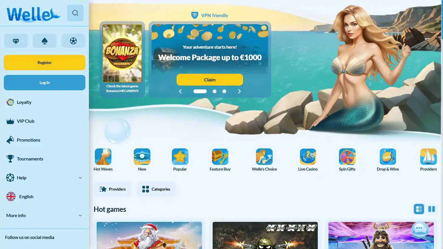 Welle Casino screenshot 1