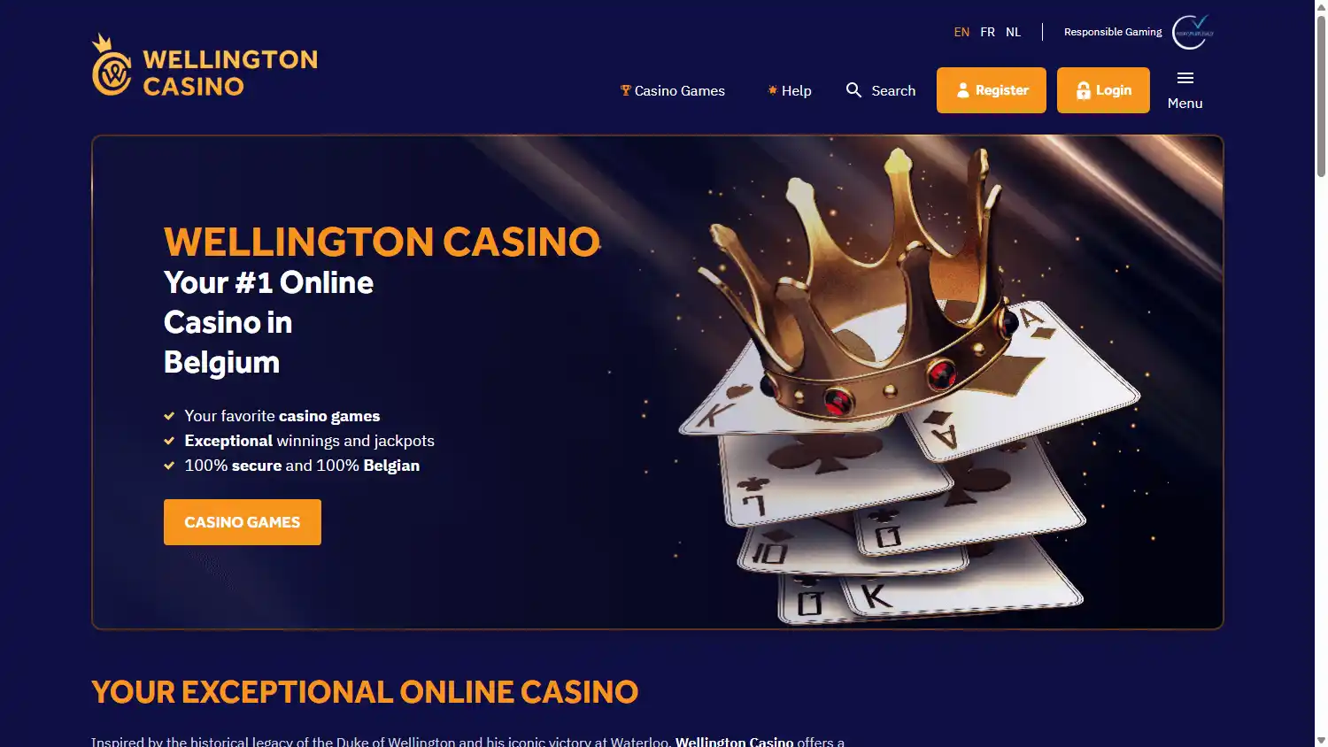 Wellington Casino screenshot 1
