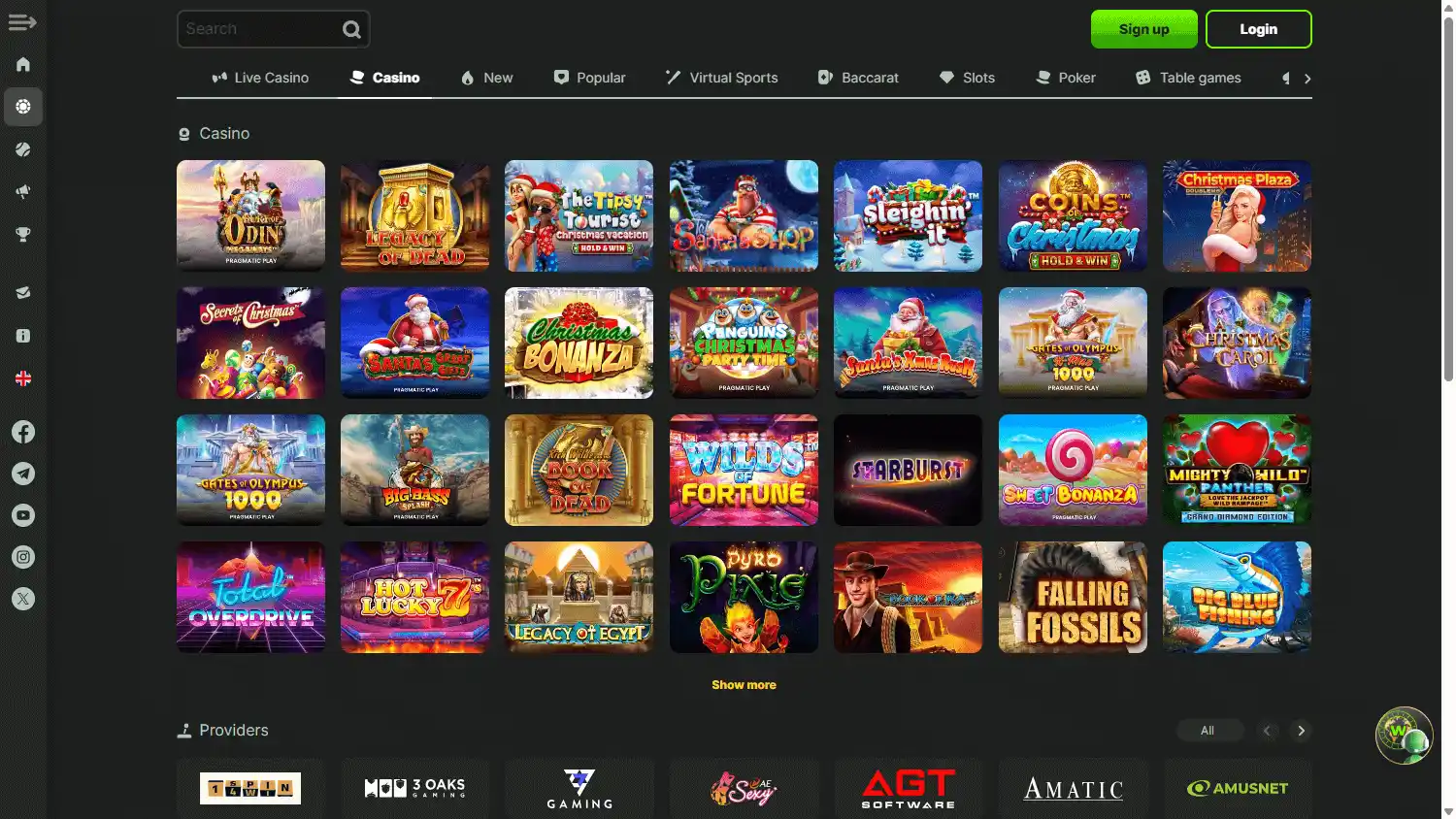 Weltbet Casino screenshot 2