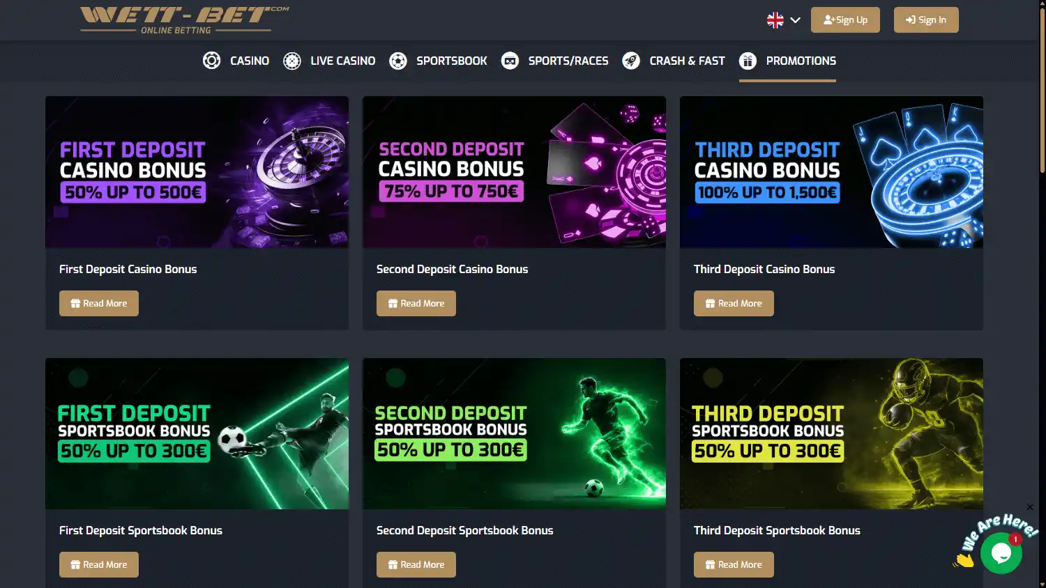 Wett-Bet Casino screenshot 3