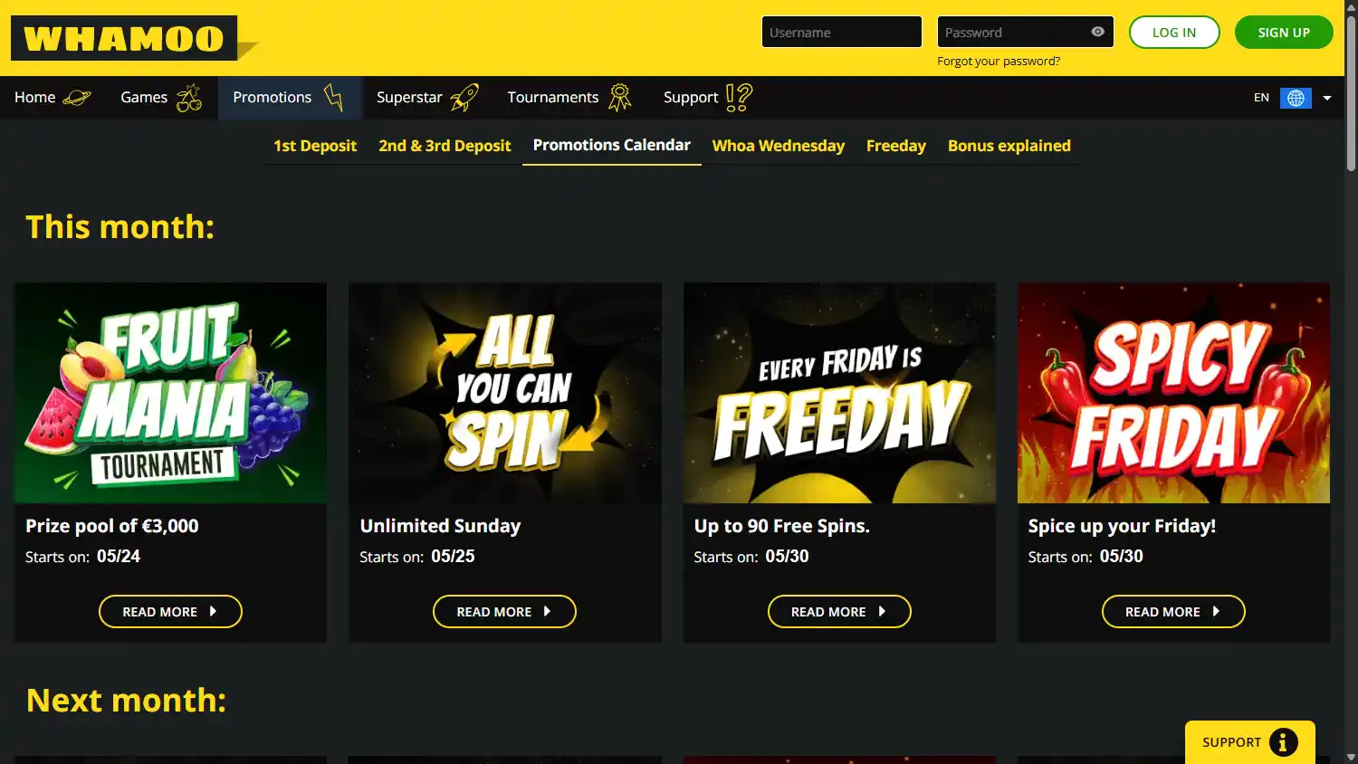 Whamoo Casino screenshot 3