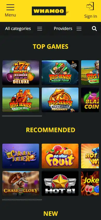 Whamoo Casino screenshot 5