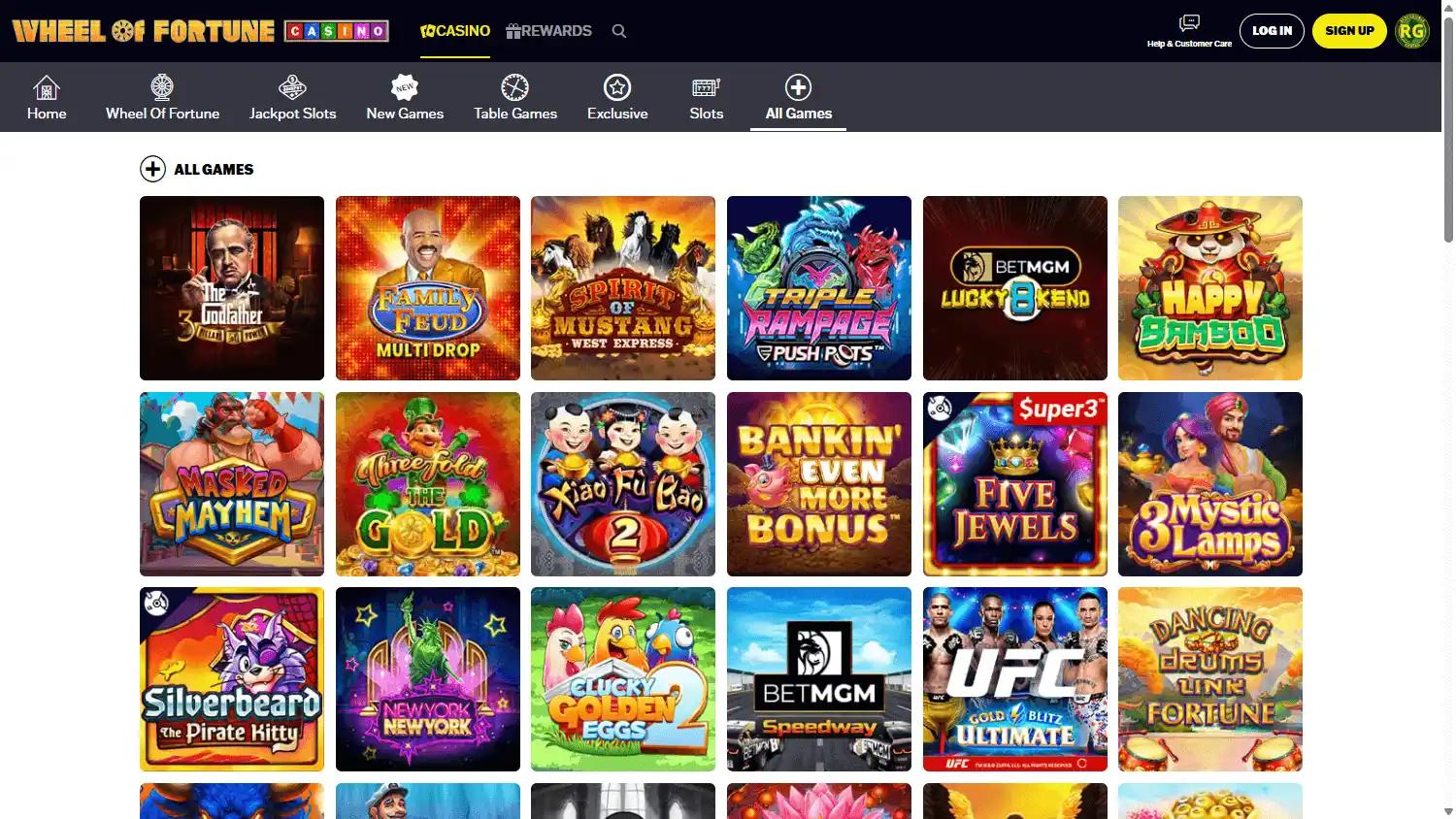 Wheel of Fortune Casino screenshot 2