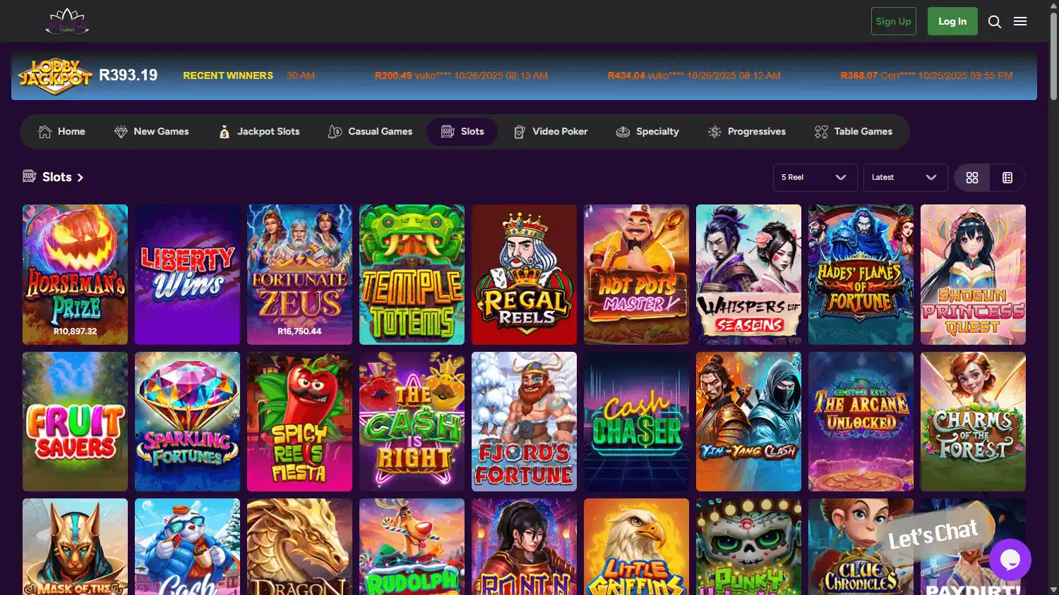 White Lotus Casino screenshot 2