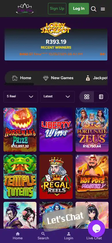 White Lotus Casino screenshot 5
