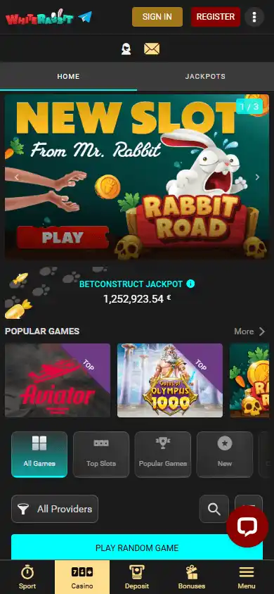 White Rabbit Casino screenshot 5
