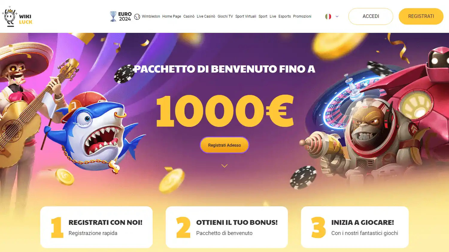 WikiLuck Casino screenshot 1
