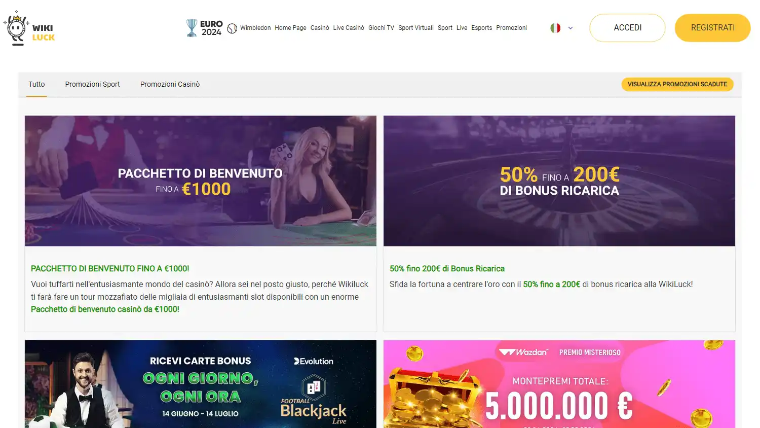 WikiLuck Casino screenshot 3