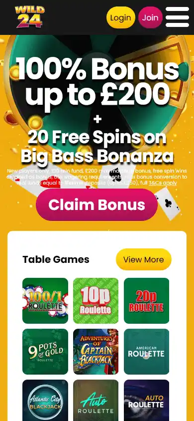 Wild 24 Casino screenshot 4