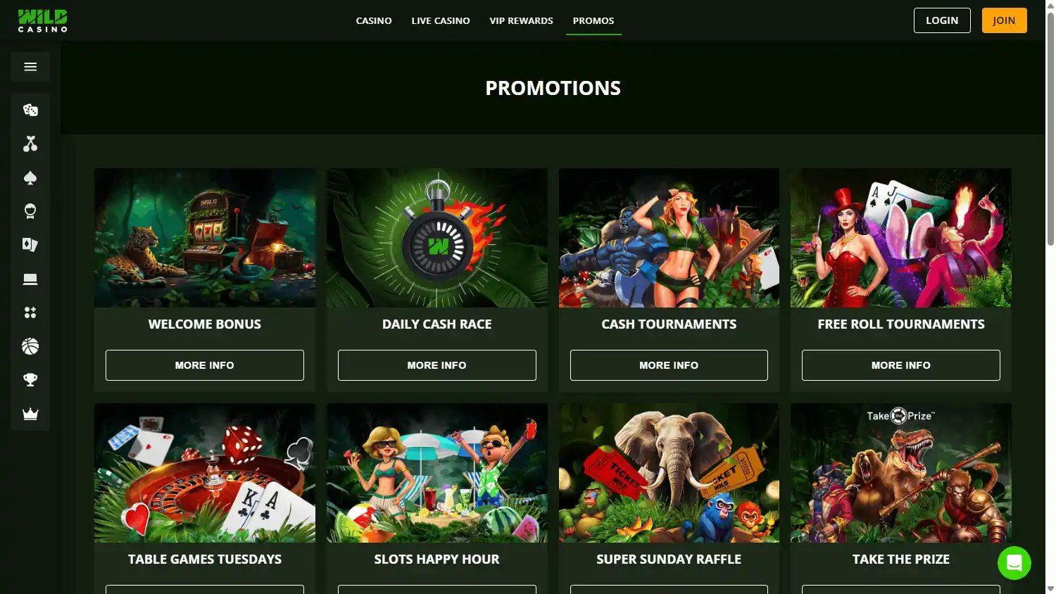 Wild Casino screenshot 4