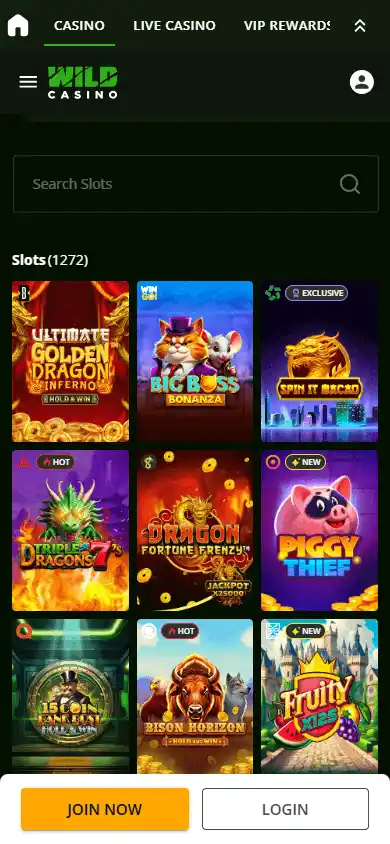 Wild Casino screenshot 6