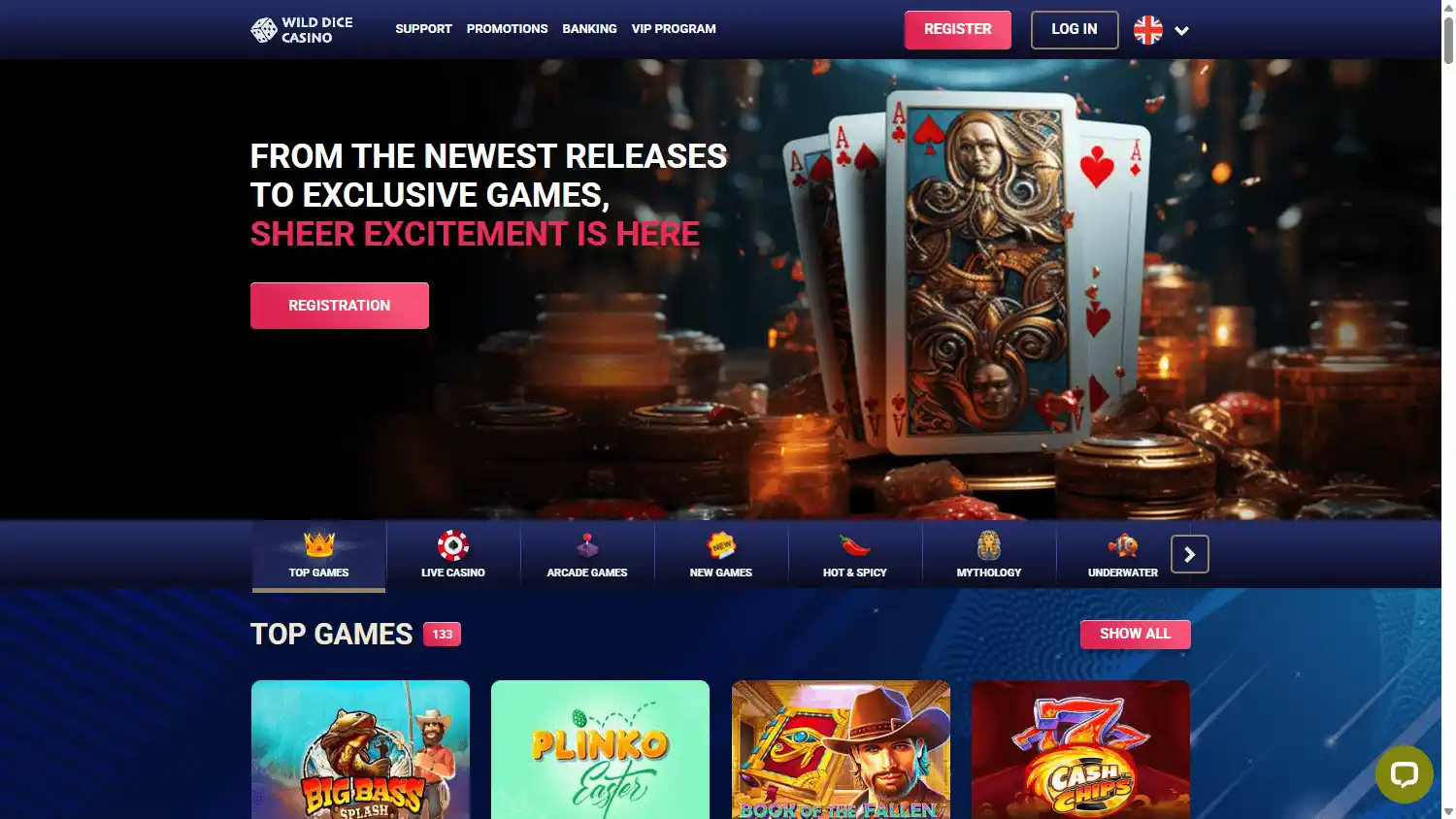 Wild Dice Casino screenshot 1