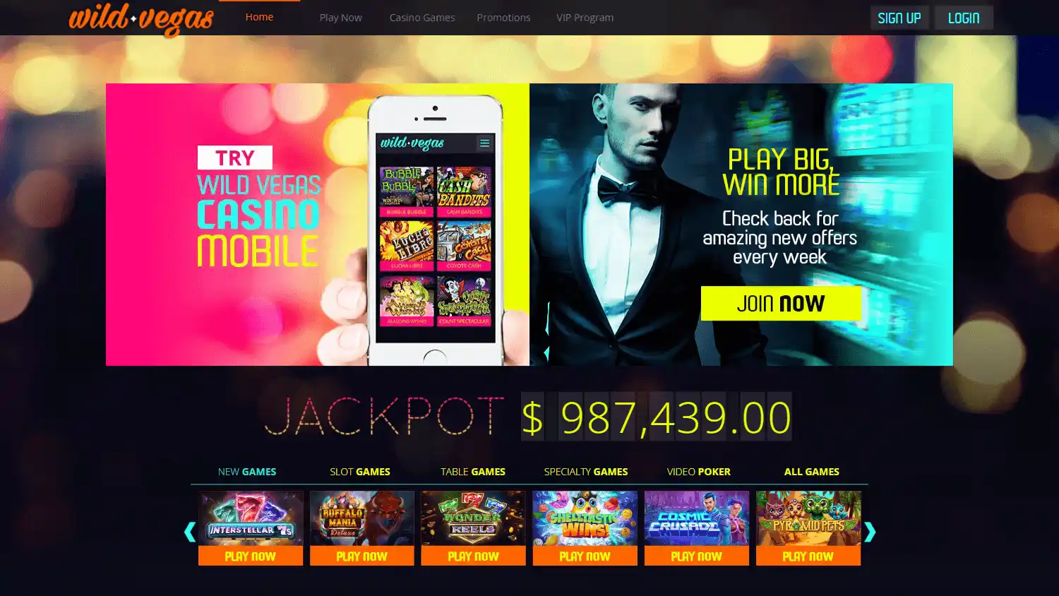 Wild Vegas Casino screenshot 1