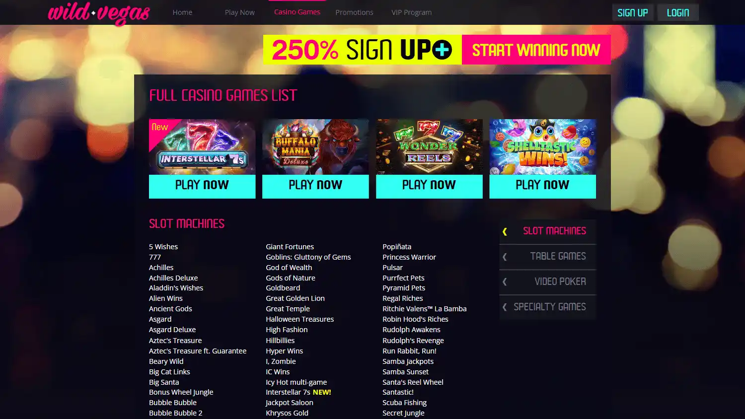 Wild Vegas Casino screenshot 2