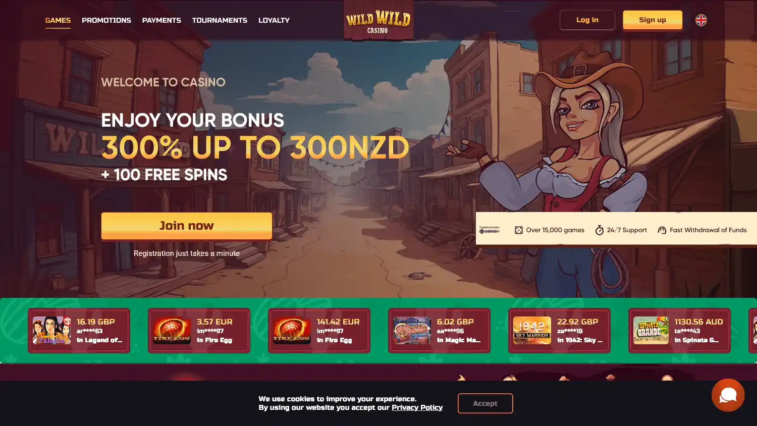 Wild Wild Casino screenshot 1