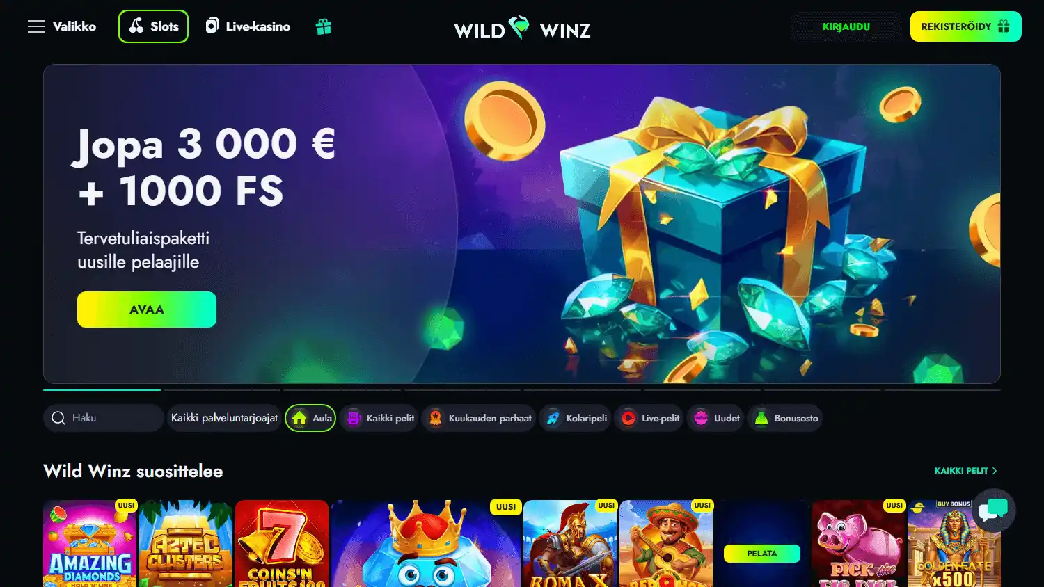 Wild Winz Casino screenshot 1