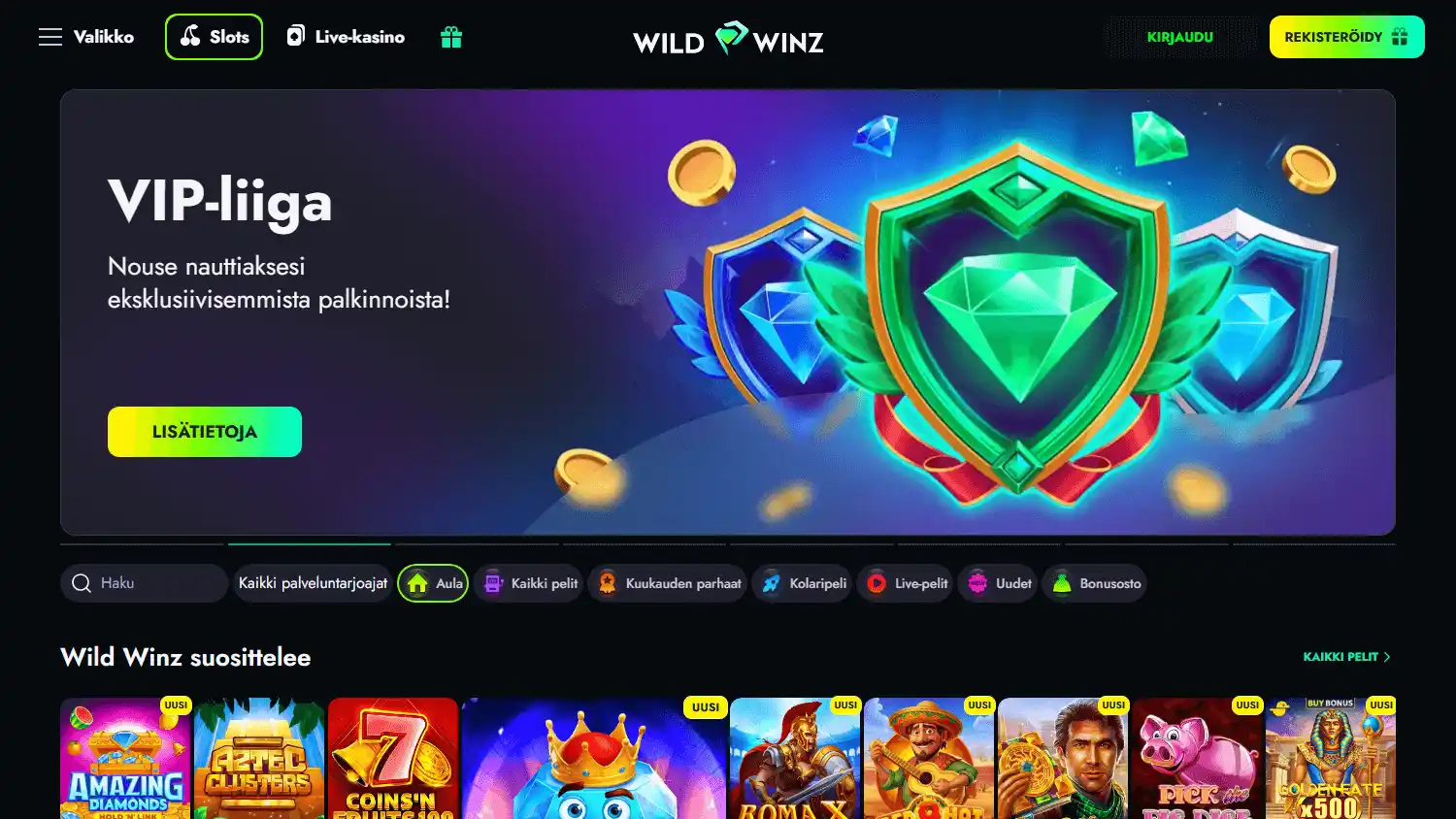 Wild Winz Casino screenshot 2