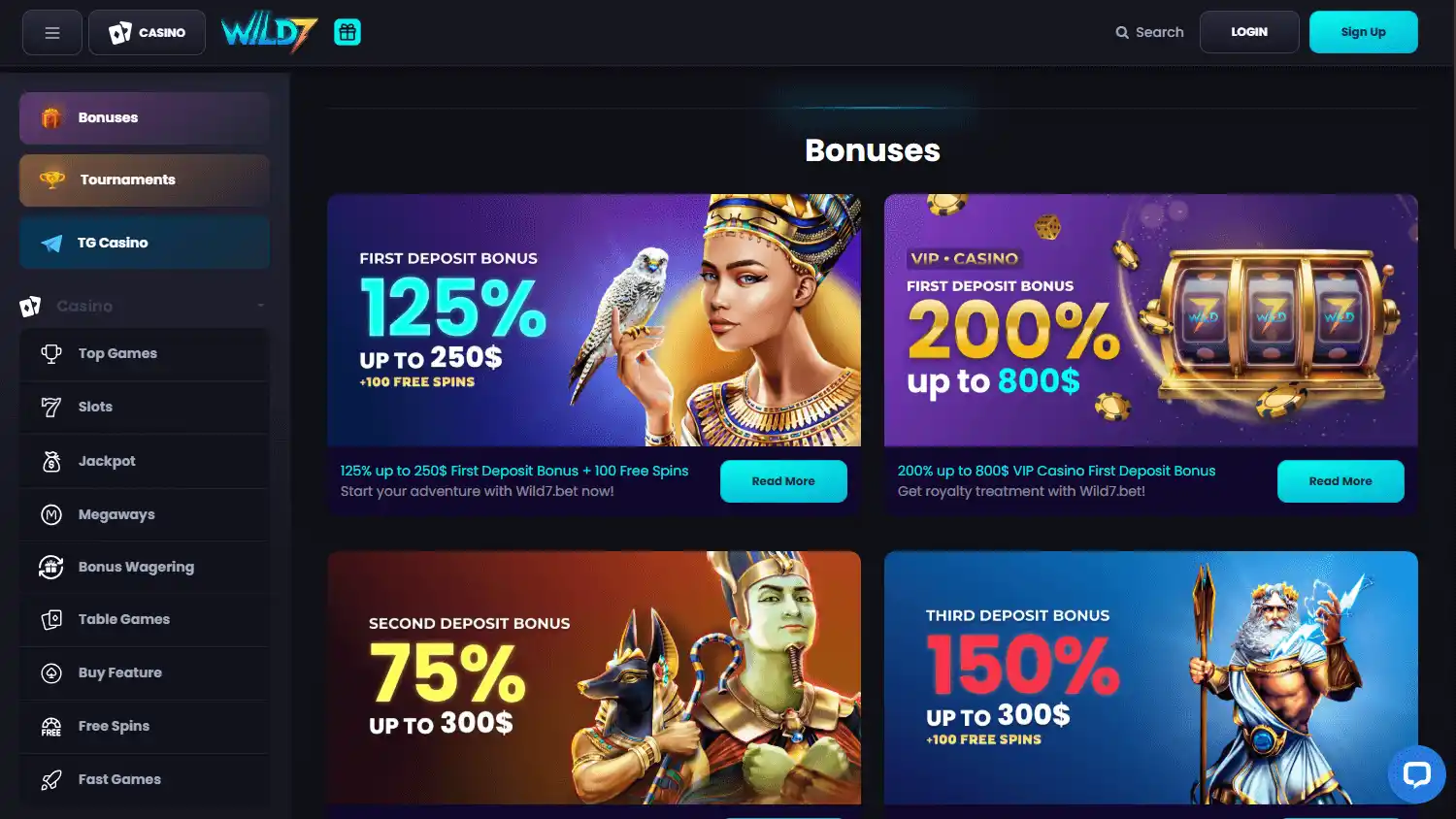 Wild7 Casino screenshot 3
