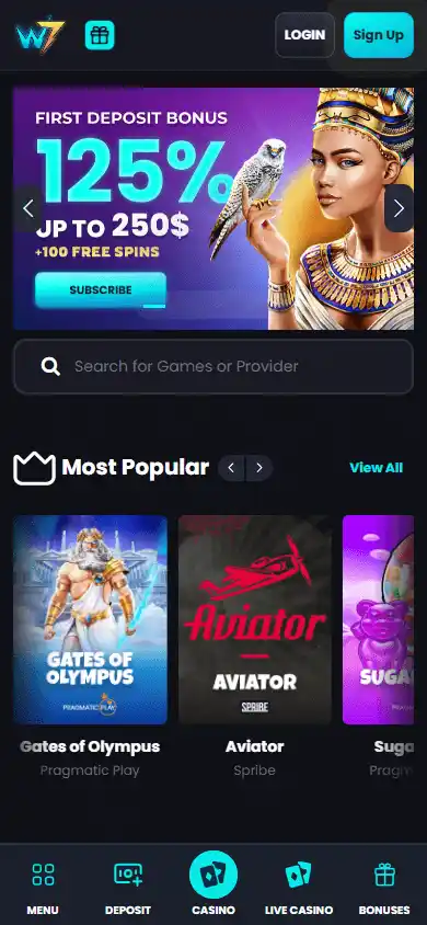 Wild7 Casino screenshot 4