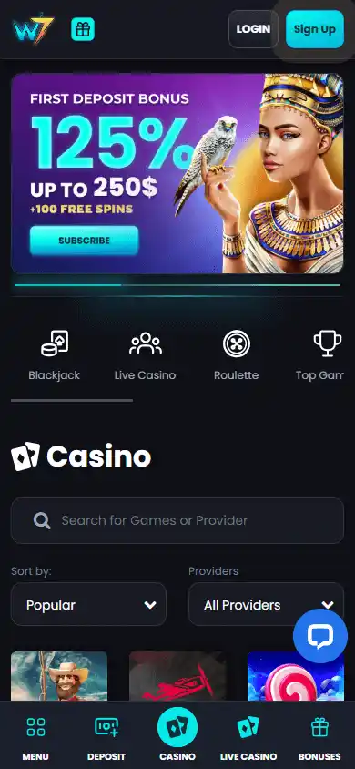 Wild7 Casino screenshot 5