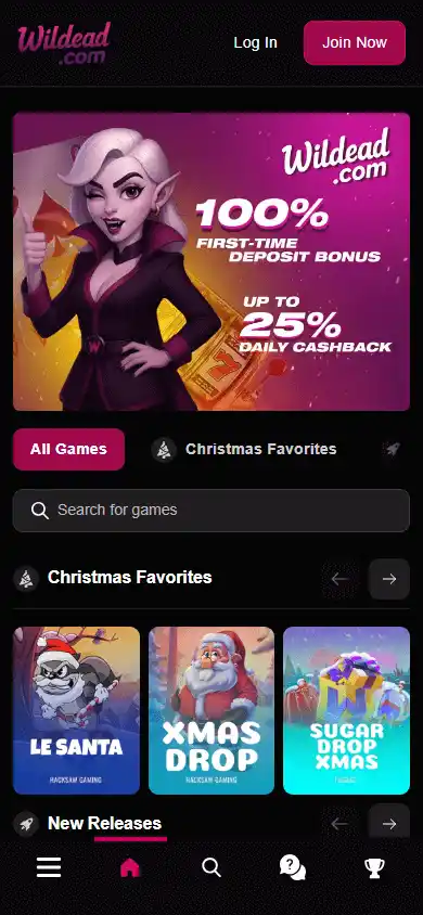 Wildead Casino screenshot 3