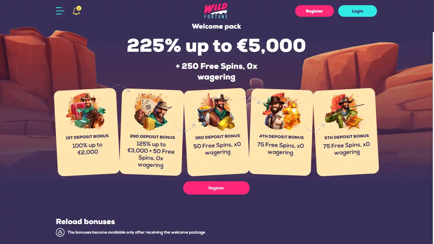 WildFortune.io Casino screenshot 3