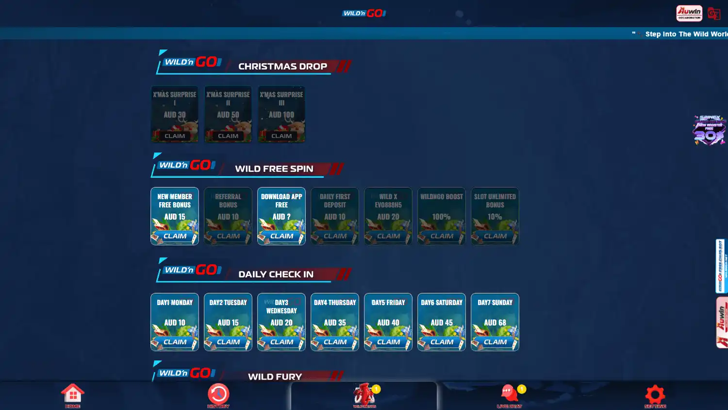 WildnGo Casino screenshot 2