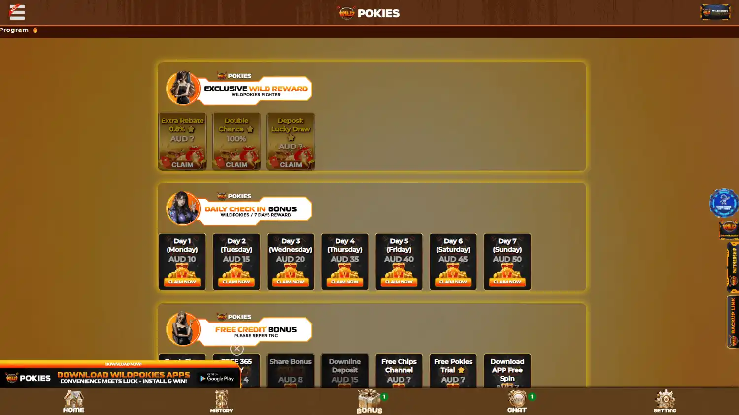 Wildpokies Casino screenshot 2