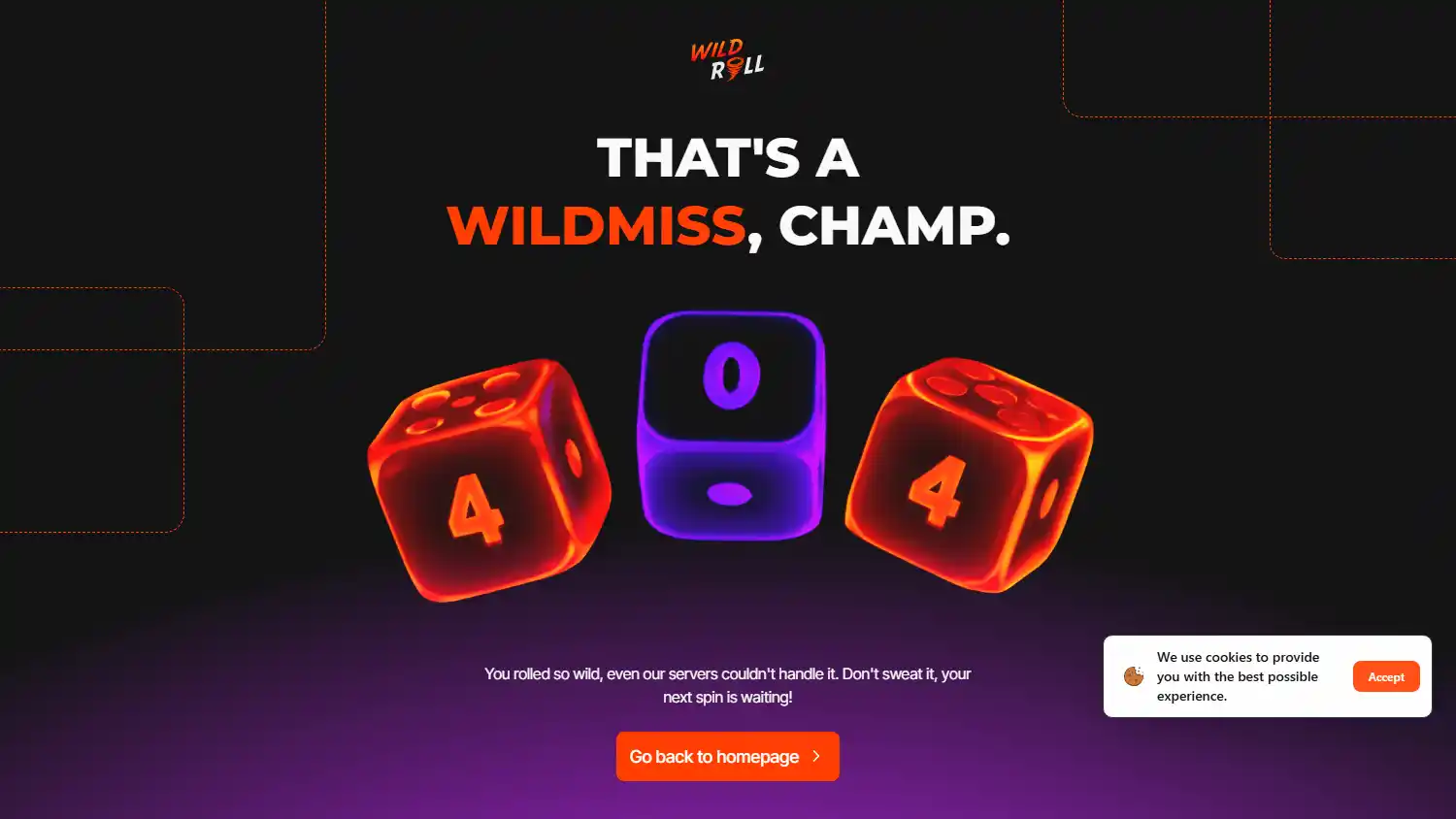 WildRoll Casino screenshot 2