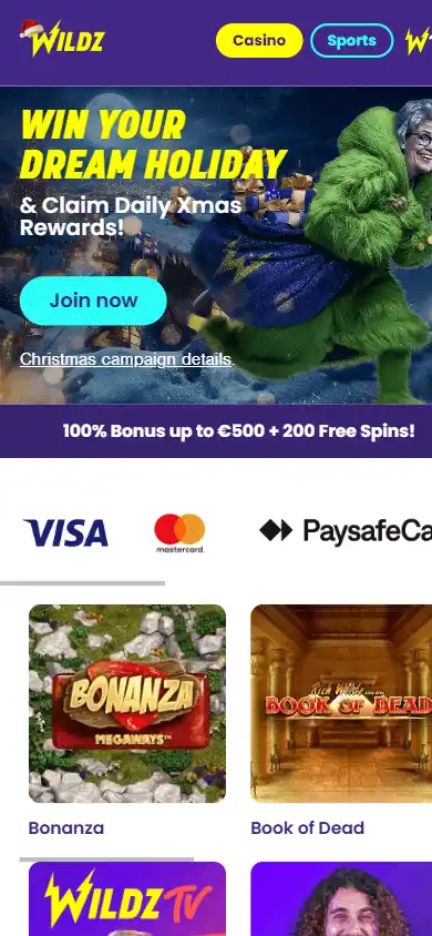 Wildz Casino screenshot 4