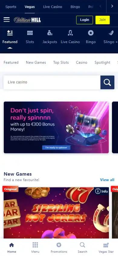 William Hill Casino screenshot 4