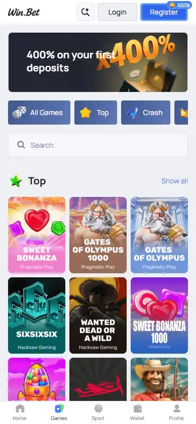 Win.Bet Casino screenshot 5