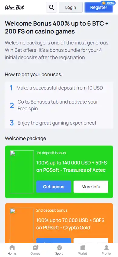 Win.Bet Casino screenshot 6