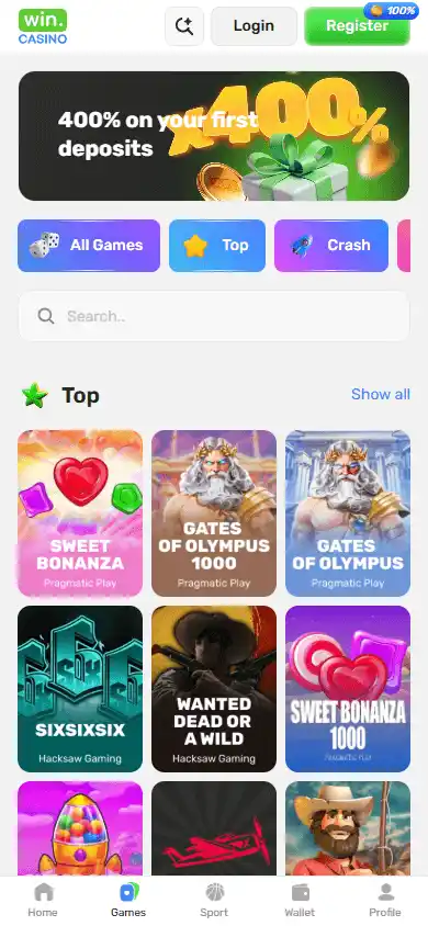 Win Casino screenshot 5