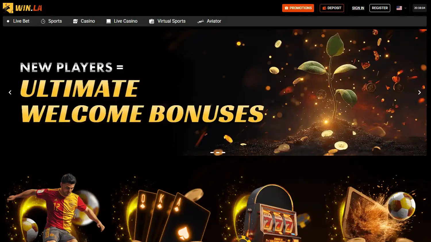 Win.la Casino screenshot 1