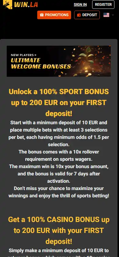 Win.la Casino screenshot 6