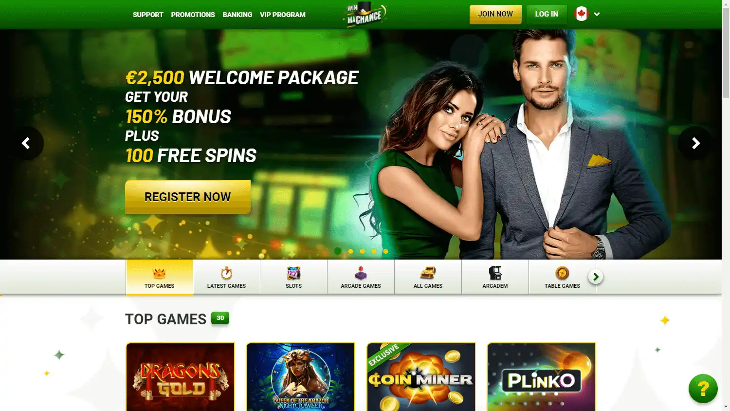 Win MaChance Casino screenshot 1